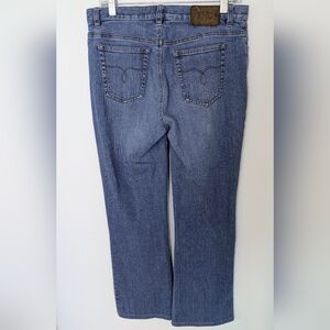 Lauren Ralph Lauren Women's Jeans Timeless Straight Fit Sz 6 Blue Mid Rise EUC